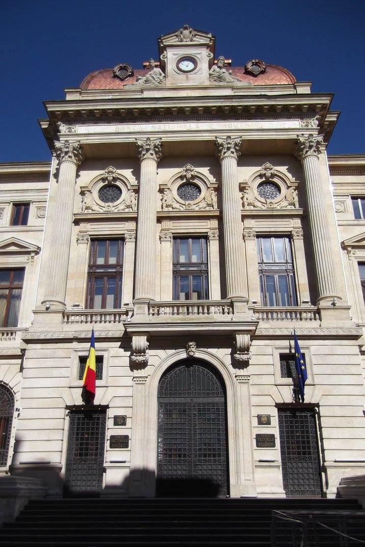 Bucharest grand building facade — Two for the Row'd